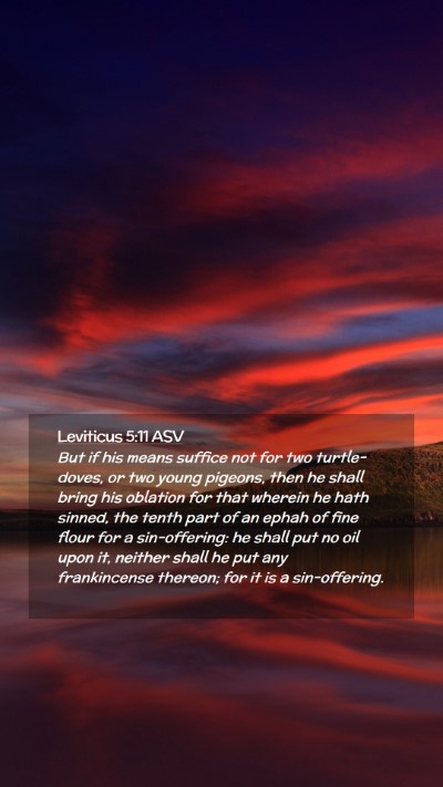 Picture 02 - Leviticus 5:11 ASV Mobile Phone Wallpaper - But if his means suffice not for two - Mobile Bible Verse Wallpaper