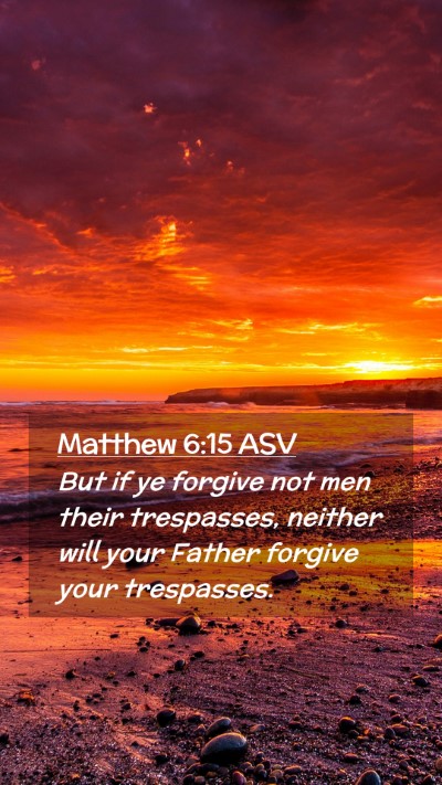 Picture 02 - Matthew 6:15 ASV Mobile Phone Wallpaper - But if ye forgive not men their trespasses, - Mobile Bible Verse Wallpaper