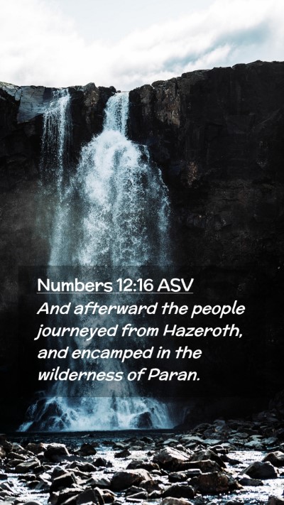 Picture 02 - Numbers 12:16 ASV Mobile Phone Wallpaper - And afterward the people journeyed from Hazeroth, - Mobile Bible Verse Wallpaper