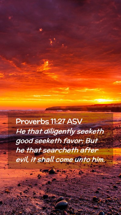 Picture 02 - Proverbs 11:27 ASV Mobile Phone Wallpaper - He that diligently seeketh good seeketh favor; - Mobile Bible Verse Wallpaper