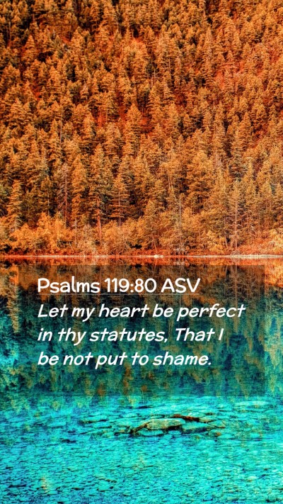 Picture 02 - Psalms 119:80 ASV Mobile Phone Wallpaper - Let my heart be perfect in thy statutes, That I - Mobile Bible Verse Wallpaper