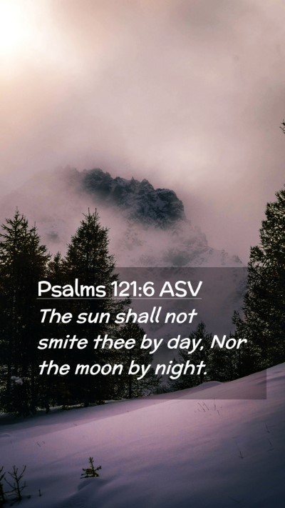Picture 02 - Psalms 121:6 ASV Mobile Phone Wallpaper - The sun shall not smite thee by day, Nor the moon - Mobile Bible Verse Wallpaper