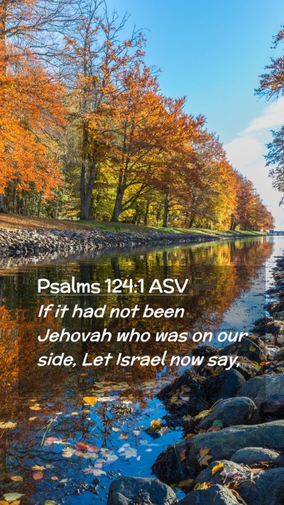 Picture 02 - Psalms 124:1 ASV Mobile Phone Wallpaper - If it had not been Jehovah who was on our side, - Mobile Bible Verse Wallpaper