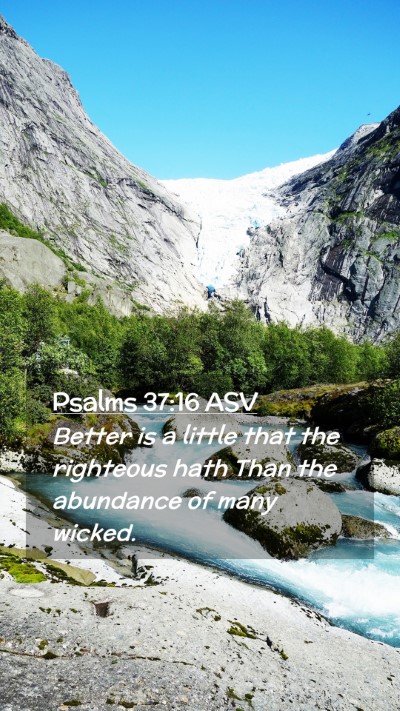 Picture 02 - Psalms 37:16 ASV Mobile Phone Wallpaper - Better is a little that the righteous hath Than - Mobile Bible Verse Wallpaper