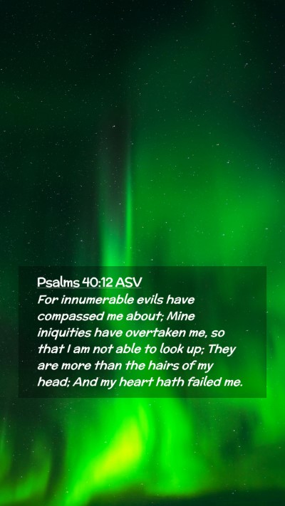 Picture 02 - Psalms 40:12 ASV Mobile Phone Wallpaper - For innumerable evils have compassed me about; - Mobile Bible Verse Wallpaper