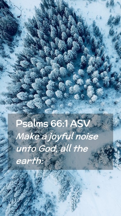 Picture 02 - Psalms 66:1 ASV Mobile Phone Wallpaper - Make a joyful noise unto God, all the - Mobile Bible Verse Wallpaper