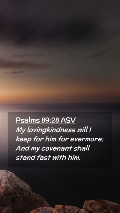 Picture 02 - Psalms 89:28 ASV Mobile Phone Wallpaper - My lovingkindness will I keep for him for - Mobile Bible Verse Wallpaper