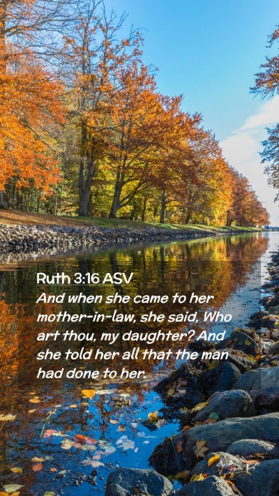 Picture 02 - Ruth 3:16 ASV Mobile Phone Wallpaper - And when she came to her mother-in-law, she said, - Mobile Bible Verse Wallpaper