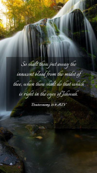 Picture 03 - Deuteronomy 21:9 ASV Mobile Phone Wallpaper - So shalt thou put away the innocent blood from - Mobile Bible Verse Wallpaper