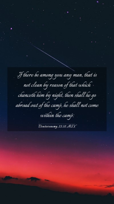 Picture 03 - Deuteronomy 23:10 ASV Mobile Phone Wallpaper - If there be among you any man, that is not clean - Mobile Bible Verse Wallpaper