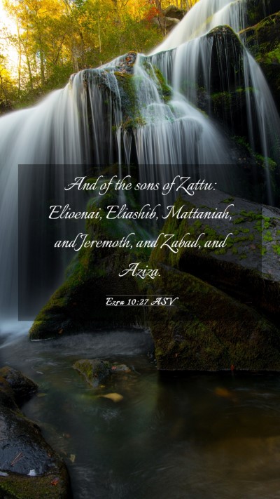 Picture 03 - Ezra 10:27 ASV Mobile Phone Wallpaper - And of the sons of Zattu: Elioenai, Eliashib, - Mobile Bible Verse Wallpaper
