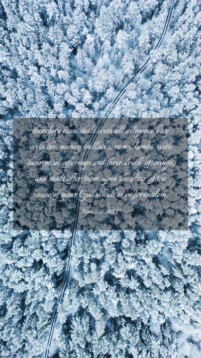 Picture 03 - Ezra 7:17 ASV Mobile Phone Wallpaper - therefore thou shalt with all diligence buy with - Mobile Bible Verse Wallpaper