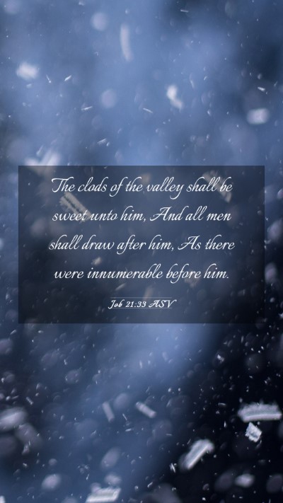 Picture 03 - Job 21:33 ASV Mobile Phone Wallpaper - The clods of the valley shall be sweet unto him, - Mobile Bible Verse Wallpaper