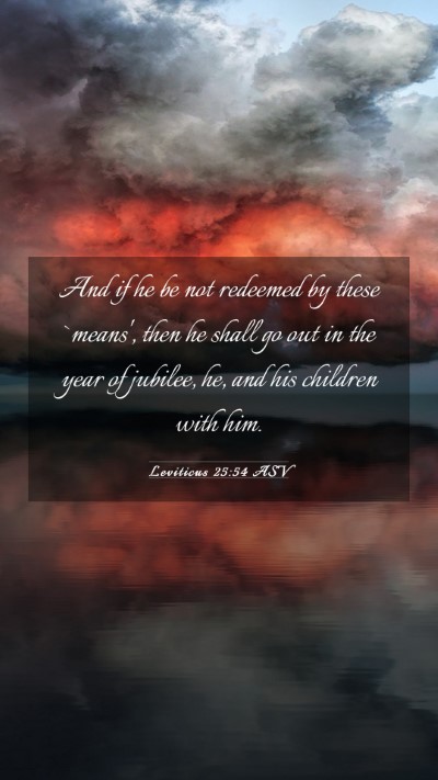 Picture 03 - Leviticus 25:54 ASV Mobile Phone Wallpaper - And if he be not redeemed by these `means', then - Mobile Bible Verse Wallpaper