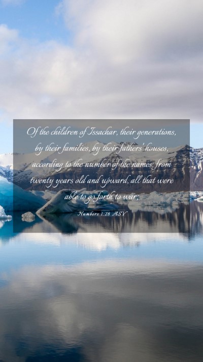 Picture 03 - Numbers 1:28 ASV Mobile Phone Wallpaper - Of the children of Issachar, their generations, - Mobile Bible Verse Wallpaper