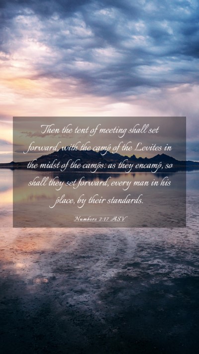 Picture 03 - Numbers 2:17 ASV Mobile Phone Wallpaper - Then the tent of meeting shall set forward, with - Mobile Bible Verse Wallpaper