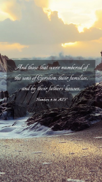 Picture 03 - Numbers 4:38 ASV Mobile Phone Wallpaper - And those that were numbered of the sons of - Mobile Bible Verse Wallpaper