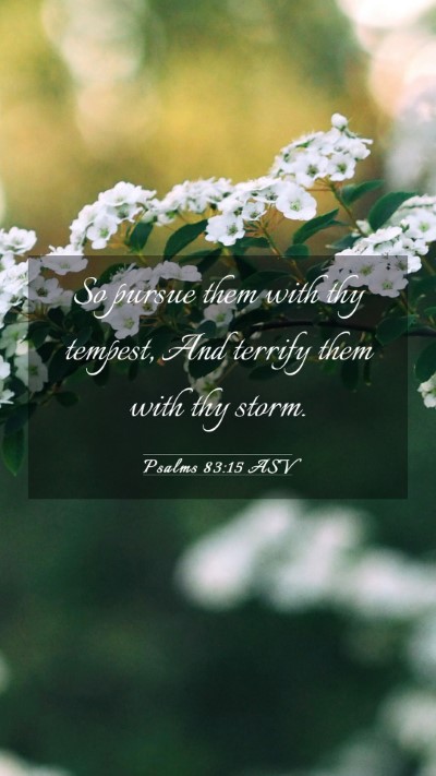 Picture 03 - Psalms 83:15 ASV Mobile Phone Wallpaper - So pursue them with thy tempest, And terrify them - Mobile Bible Verse Wallpaper