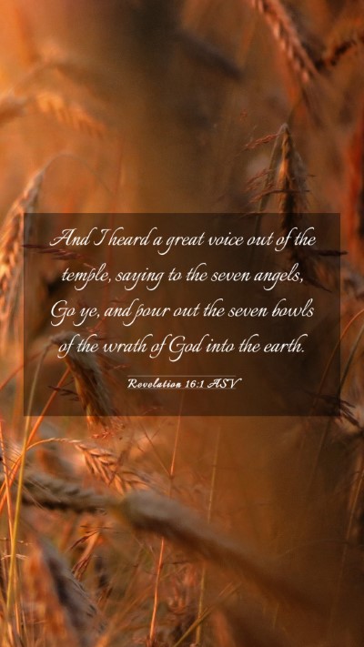 Picture 03 - Revelation 16:1 ASV Mobile Phone Wallpaper - And I heard a great voice out of the temple, - Mobile Bible Verse Wallpaper