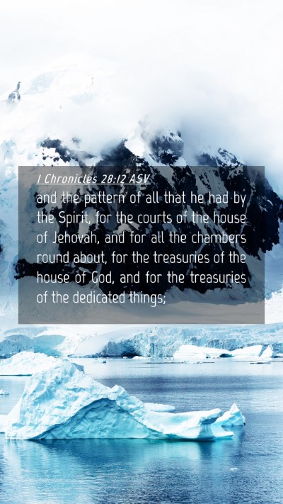 Picture 04 - 1 Chronicles 28:12 ASV Mobile Phone Wallpaper - and the pattern of all that he had by the Spirit, - Mobile Bible Verse Wallpaper