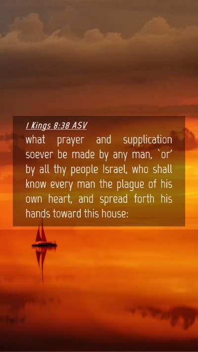 Picture 04 - 1 Kings 8:38 ASV Mobile Phone Wallpaper - what prayer and supplication soever be made by - Mobile Bible Verse Wallpaper