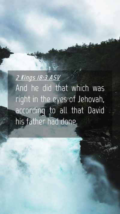 Picture 04 - 2 Kings 18:3 ASV Mobile Phone Wallpaper - And he did that which was right in the eyes of - Mobile Bible Verse Wallpaper