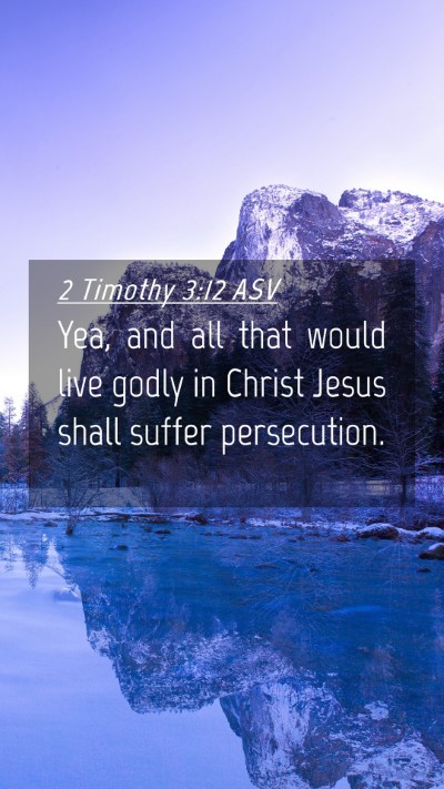 Picture 04 - 2 Timothy 3:12 ASV Mobile Phone Wallpaper - Yea, and all that would live godly in Christ - Mobile Bible Verse Wallpaper