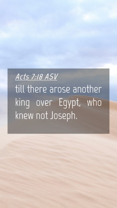 Picture 04 - Acts 7:18 ASV Mobile Phone Wallpaper - till there arose another king over Egypt, who - Mobile Bible Verse Wallpaper