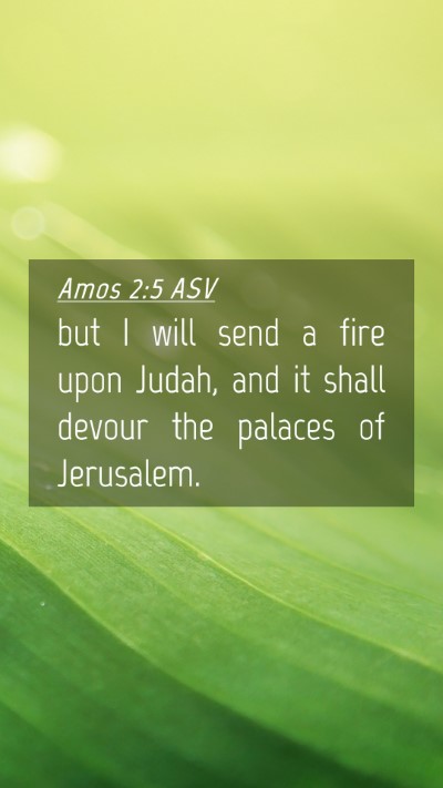 Picture 04 - Amos 2:5 ASV Mobile Phone Wallpaper - but I will send a fire upon Judah, and it shall - Mobile Bible Verse Wallpaper
