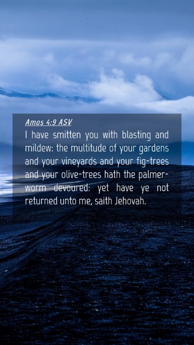 Picture 04 - Amos 4:9 ASV Mobile Phone Wallpaper - I have smitten you with blasting and mildew: the - Mobile Bible Verse Wallpaper