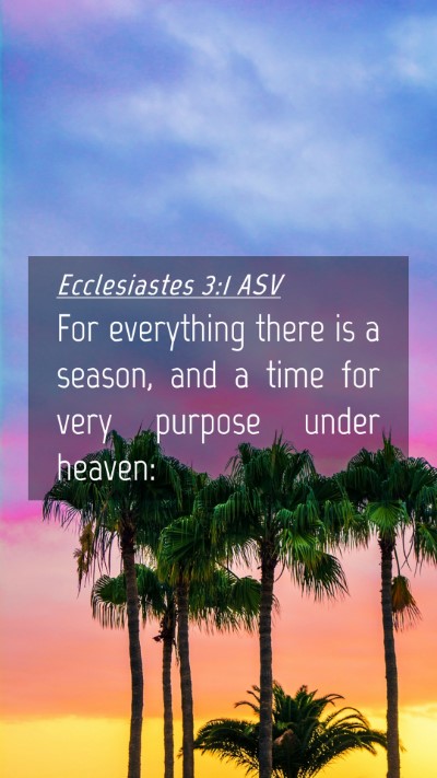 Picture 04 - Ecclesiastes 3:1 ASV Mobile Phone Wallpaper - For everything there is a season, and a time for - Mobile Bible Verse Wallpaper
