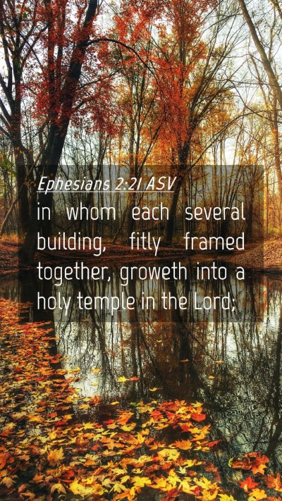 Picture 04 - Ephesians 2:21 ASV Mobile Phone Wallpaper - in whom each several building, fitly framed - Mobile Bible Verse Wallpaper