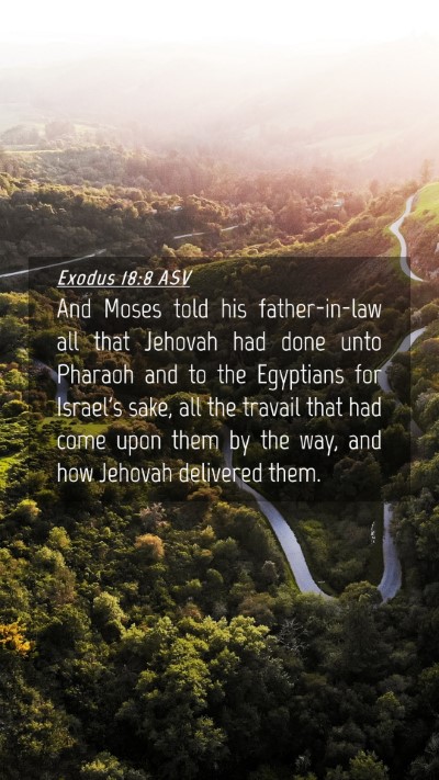 Picture 04 - Exodus 18:8 ASV Mobile Phone Wallpaper - And Moses told his father-in-law all that Jehovah - Mobile Bible Verse Wallpaper
