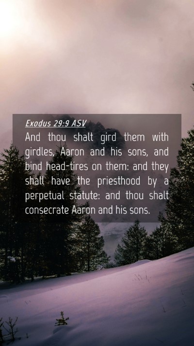 Picture 04 - Exodus 29:9 ASV Mobile Phone Wallpaper - And thou shalt gird them with girdles, Aaron and - Mobile Bible Verse Wallpaper