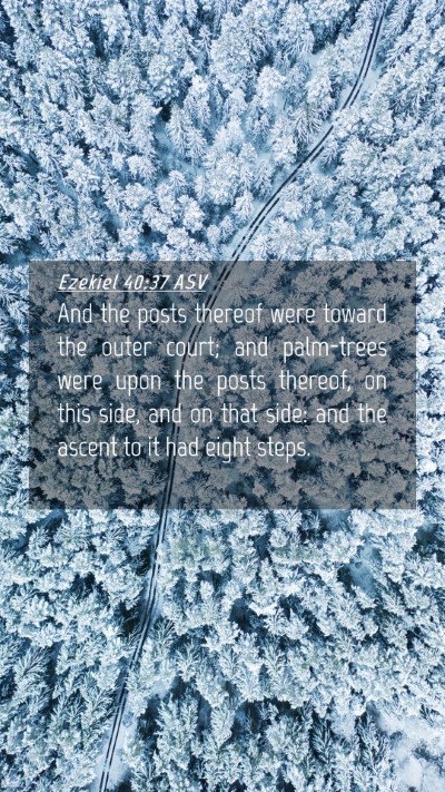 Picture 04 - Ezekiel 40:37 ASV Mobile Phone Wallpaper - And the posts thereof were toward the outer - Mobile Bible Verse Wallpaper