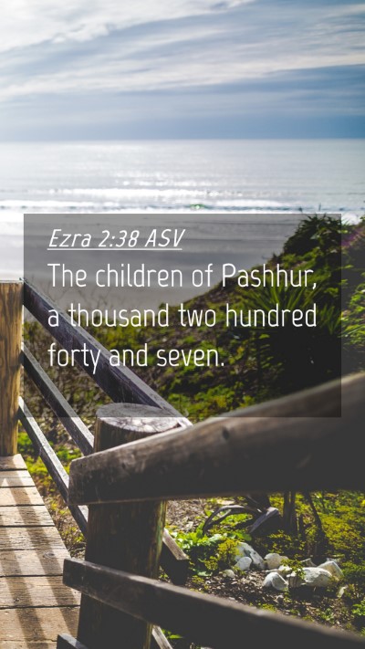 Picture 04 - Ezra 2:38 ASV Mobile Phone Wallpaper - The children of Pashhur, a thousand two hundred - Mobile Bible Verse Wallpaper