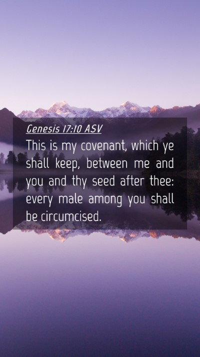 Picture 04 - Genesis 17:10 ASV Mobile Phone Wallpaper - This is my covenant, which ye shall keep, between - Mobile Bible Verse Wallpaper