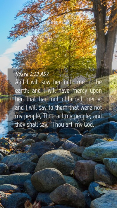 Picture 04 - Hosea 2:23 ASV Mobile Phone Wallpaper - And I will sow her unto me in the earth; and I - Mobile Bible Verse Wallpaper