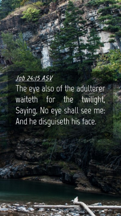 Picture 04 - Job 24:15 ASV Mobile Phone Wallpaper - The eye also of the adulterer waiteth for the - Mobile Bible Verse Wallpaper