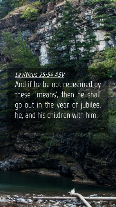 Picture 04 - Leviticus 25:54 ASV Mobile Phone Wallpaper - And if he be not redeemed by these `means', then - Mobile Bible Verse Wallpaper