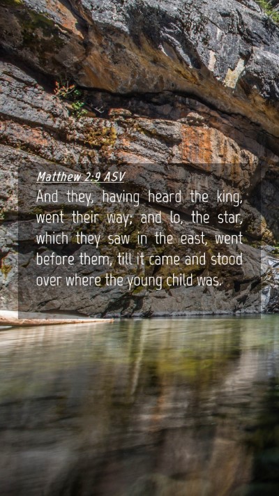 Picture 04 - Matthew 2:9 ASV Mobile Phone Wallpaper - And they, having heard the king, went their way; - Mobile Bible Verse Wallpaper