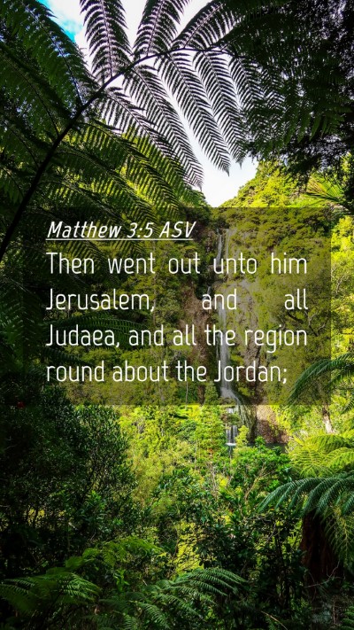 Picture 04 - Matthew 3:5 ASV Mobile Phone Wallpaper - Then went out unto him Jerusalem, and all Judaea, - Mobile Bible Verse Wallpaper