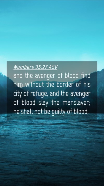 Picture 04 - Numbers 35:27 ASV Mobile Phone Wallpaper - and the avenger of blood find him without the - Mobile Bible Verse Wallpaper