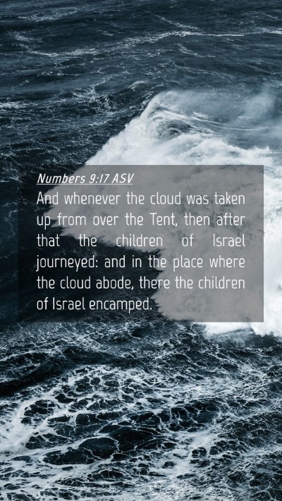 Picture 04 - Numbers 9:17 ASV Mobile Phone Wallpaper - And whenever the cloud was taken up from over the - Mobile Bible Verse Wallpaper