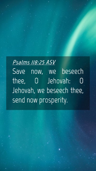 Picture 04 - Psalms 118:25 ASV Mobile Phone Wallpaper - Save now, we beseech thee, O Jehovah: O Jehovah, - Mobile Bible Verse Wallpaper