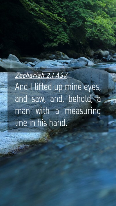 Picture 04 - Zechariah 2:1 ASV Mobile Phone Wallpaper - And I lifted up mine eyes, and saw, and, behold, - Mobile Bible Verse Wallpaper