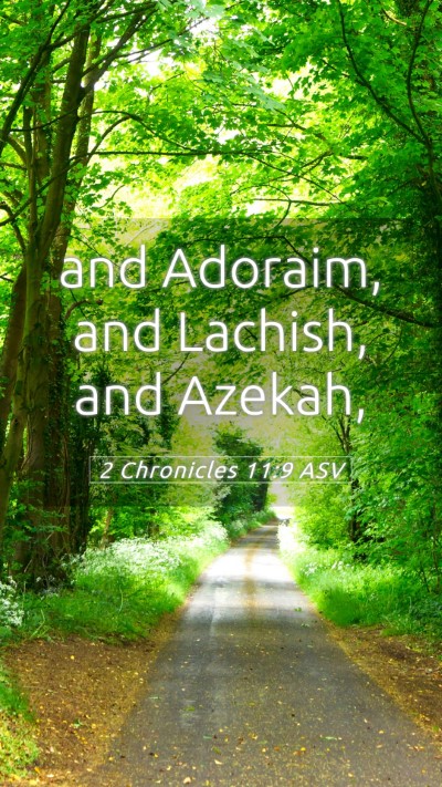 Picture 05 - 2 Chronicles 11:9 ASV Mobile Phone Wallpaper - and Adoraim, and Lachish, and - Mobile Bible Verse Wallpaper