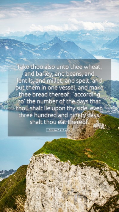 Picture 05 - Ezekiel 4:9 ASV Mobile Phone Wallpaper - Take thou also unto thee wheat, and barley, and - Mobile Bible Verse Wallpaper