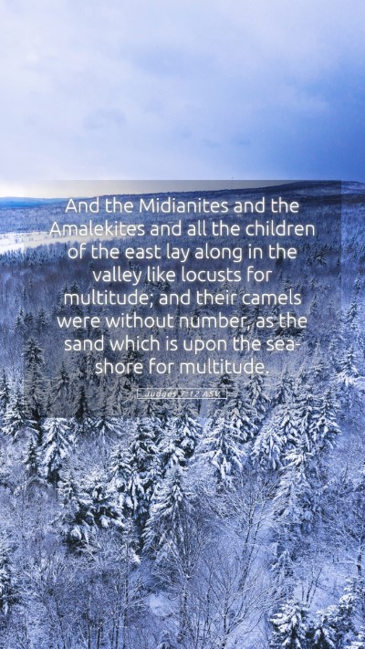 Picture 05 - Judges 7:12 ASV Mobile Phone Wallpaper - And the Midianites and the Amalekites and all the - Mobile Bible Verse Wallpaper