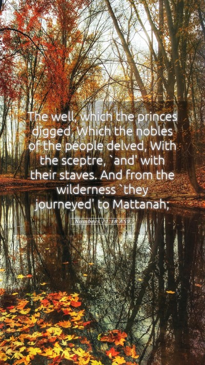 Picture 05 - Numbers 21:18 ASV Mobile Phone Wallpaper - The well, which the princes digged, Which the - Mobile Bible Verse Wallpaper
